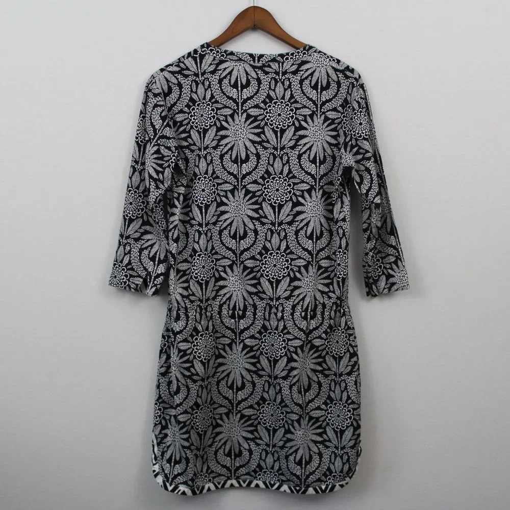 Hatley Black & White Drawstring Dress - Picture 16 of 16